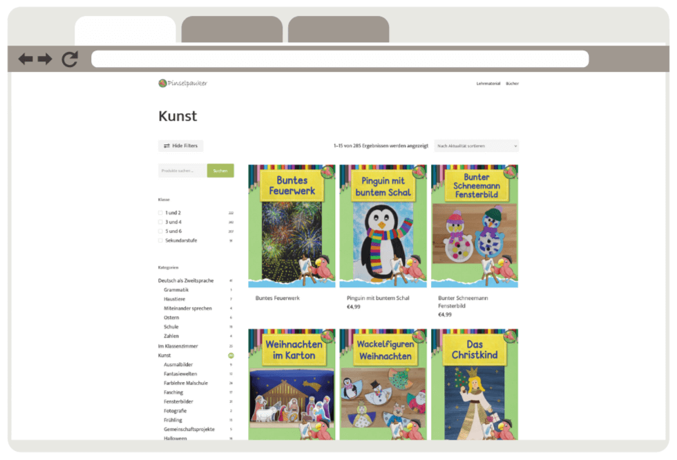 Screenshot Pinselpauker